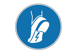 Antistatic Shoe Sign., an Object Illustration by Tanysl