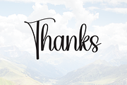 Mountain | Script Font, a Handwritten Font by Scratchones (Thumbnail 9 of 9)