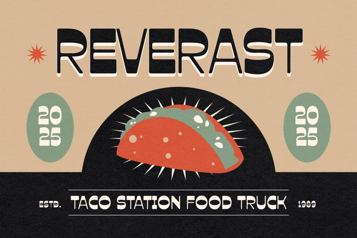 Reverast, a Sans Serif Font by graphicook (Photo 4 of 10)