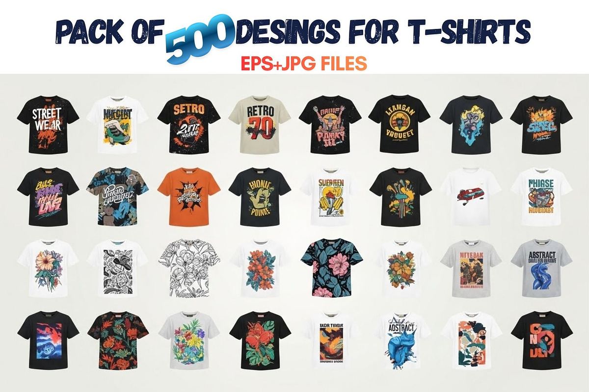 “Retro Vintage T-Shirt Prints, a Social Media Template by Aban's World (Photo 6 of 6)