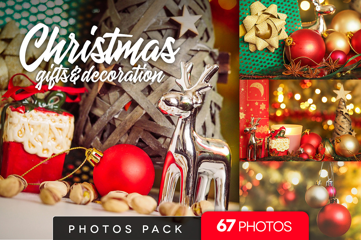 Christmas gifts & decoration /67pics, a Graphic by tydla (Photo 1 of 11)