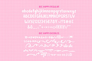 BeeHappy Font Duo with Doodles, a Script Font by TypeFairy (Thumbnail 8 of 8)