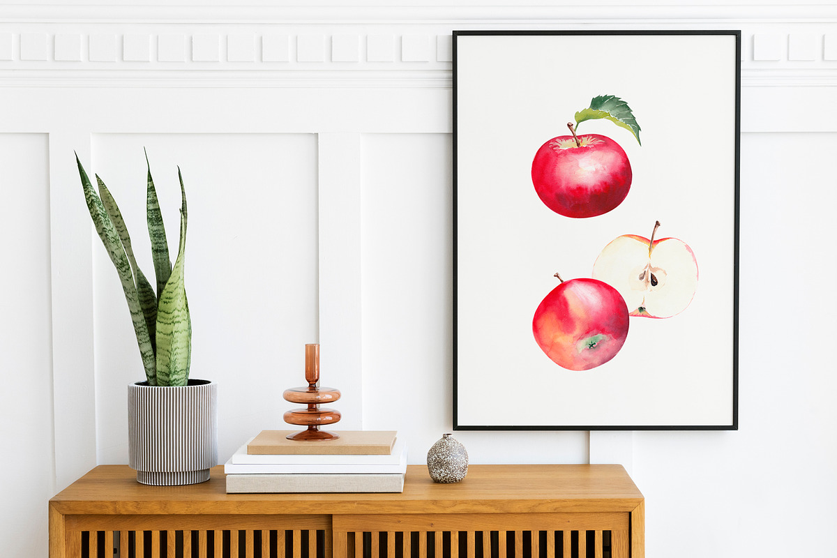 Apple Clipart Collection, an Illustration by YuliyaArtGarden (Photo 3 of 8)