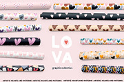 LOVA graphic collection, a Pattern Graphic by solmariart (Thumbnail 1 of 9)