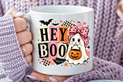 Hey Boo Halloween Sublimation Design, a Seasonal Illustration by Rose Art (Thumbnail 4 of 4)