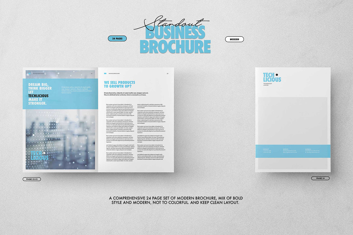 Business Brochure, a Brochure Template by Proonty (Photo 7 of 7)