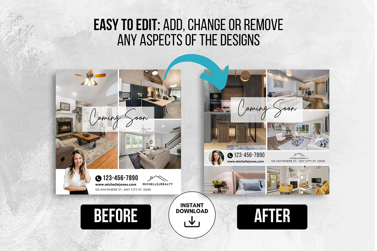 Coming Soon Instagram Posts Canva, a Social Media Template by CreativeVinesStore (Photo 6 of 10)