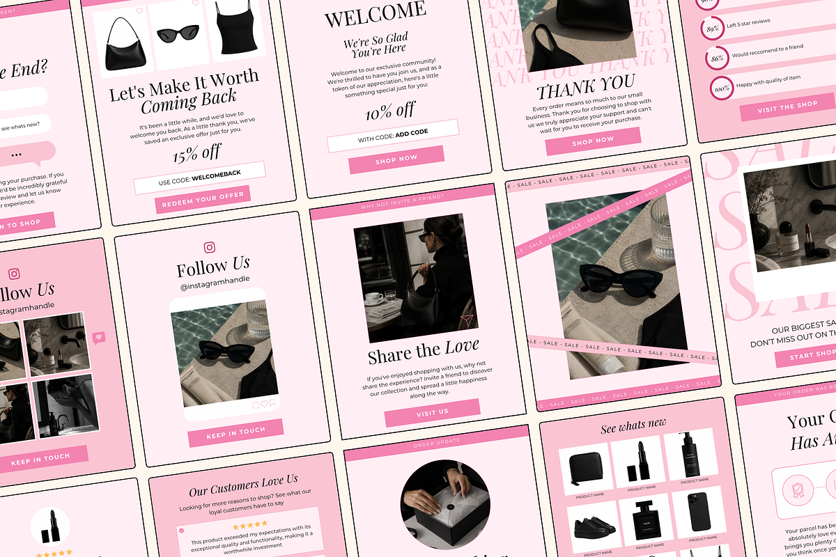 Canva Email Automation Templates, an Email Template by The Pixel Palace (Photo 8 of 10)