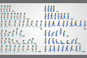 Soccer Player Sprites, an Illustration by erkoudesign (Thumbnail 3 of 4)