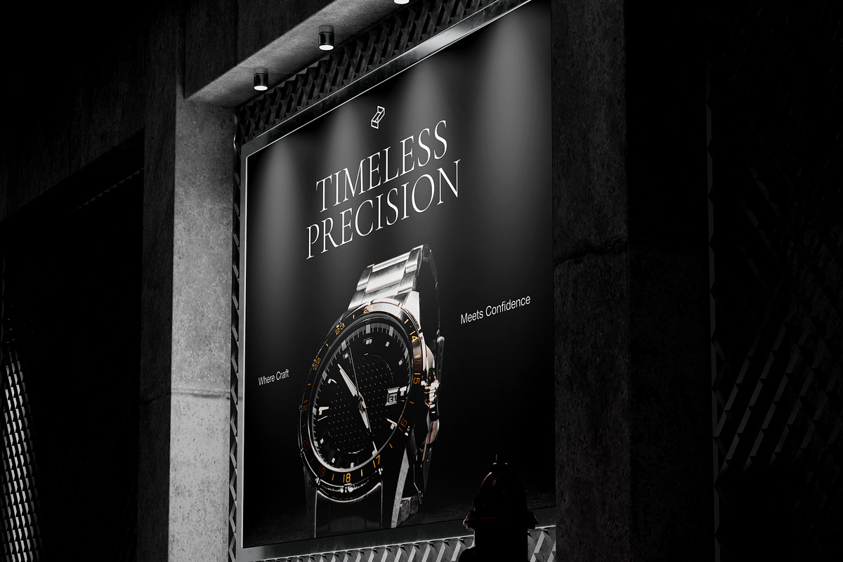 Wall Billboard Mockup, an Advertising Mockup by SLAB! Design (Photo 6 of 6)