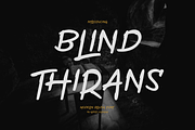 Blind Thirans Font, a Font by albert_kalingga (Thumbnail 1 of 5)