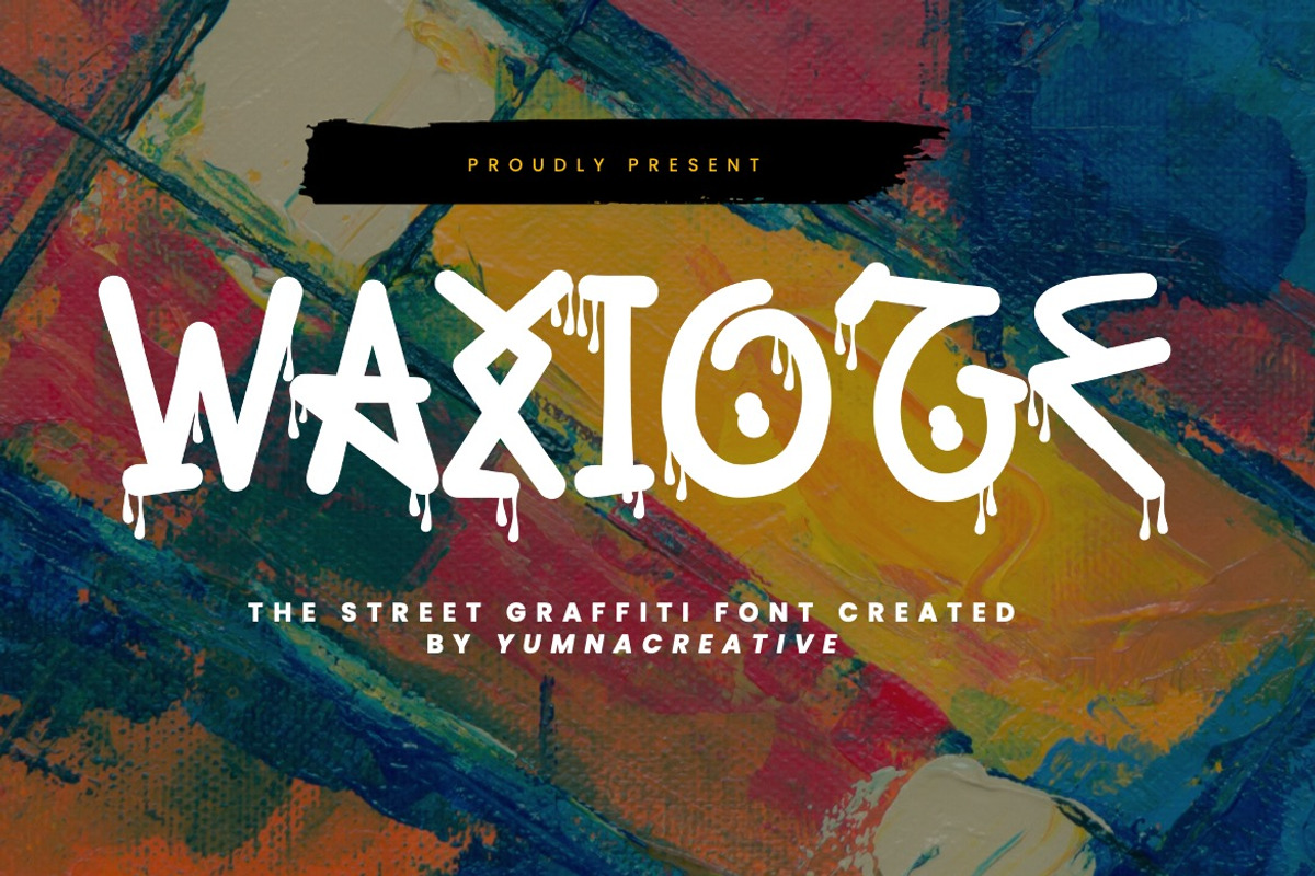 Waxioze - Street Graffiti Font, a Handwritten Font by Dhabee (Photo 1 of 5)