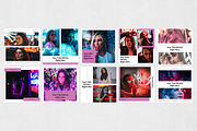 Neon Instagram Posts, a Social Media Template by Social Corner Graphics (Thumbnail 8 of 8)