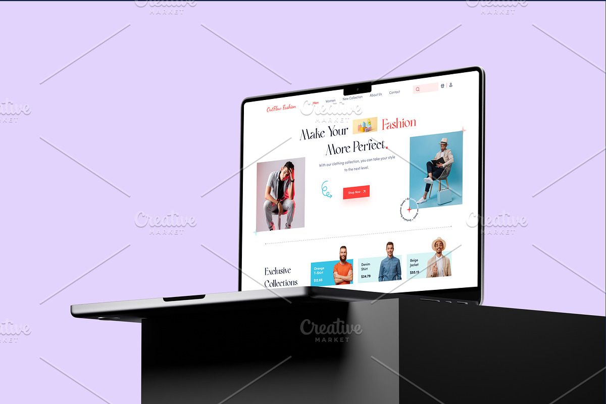 Fashion E-Commerce Website Template, a Landing Page Template by Tanvir Ahammed Tamim (Photo 4 of 4)