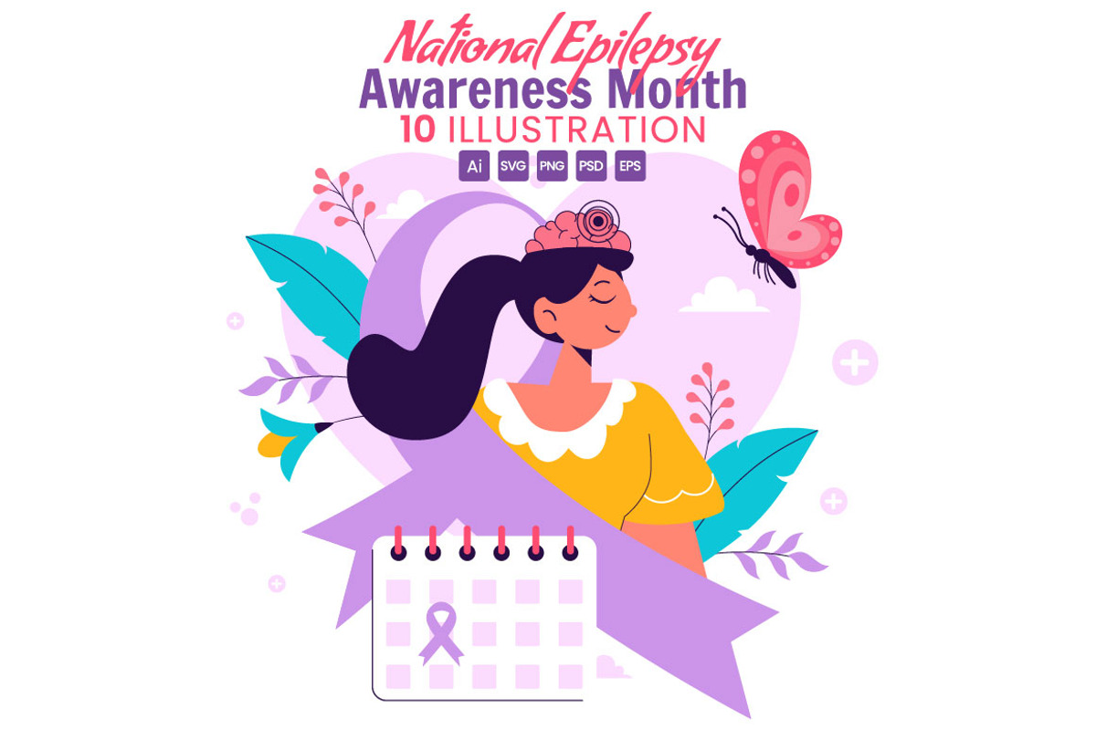 10 National Epilepsy Awareness Month, a Healthcare Illustration by denayunebgt (Photo 1 of 4)