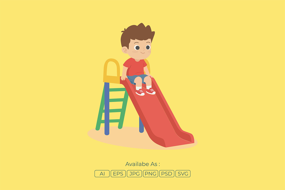 Child Playing Gameboy Illustration, an Object Illustration by Partikusi Design (Photo 2 of 3)