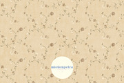 Vintage Beige Textured Floral, a Pattern Graphic by Mieken Petra Designs (Thumbnail 1 of 4)