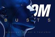 70 PNG Busts - Iridescent & Glossy, an Object Graphic by Graphicdome (Thumbnail 8 of 11)