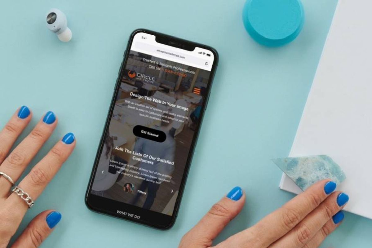 Startup Business WordPress Theme preview 2