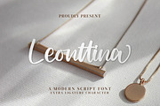 Leonttina, a Script Font by Integritype Studio (Thumbnail 1 of 15)