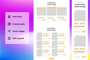 Real Estate Wireframe Website 03