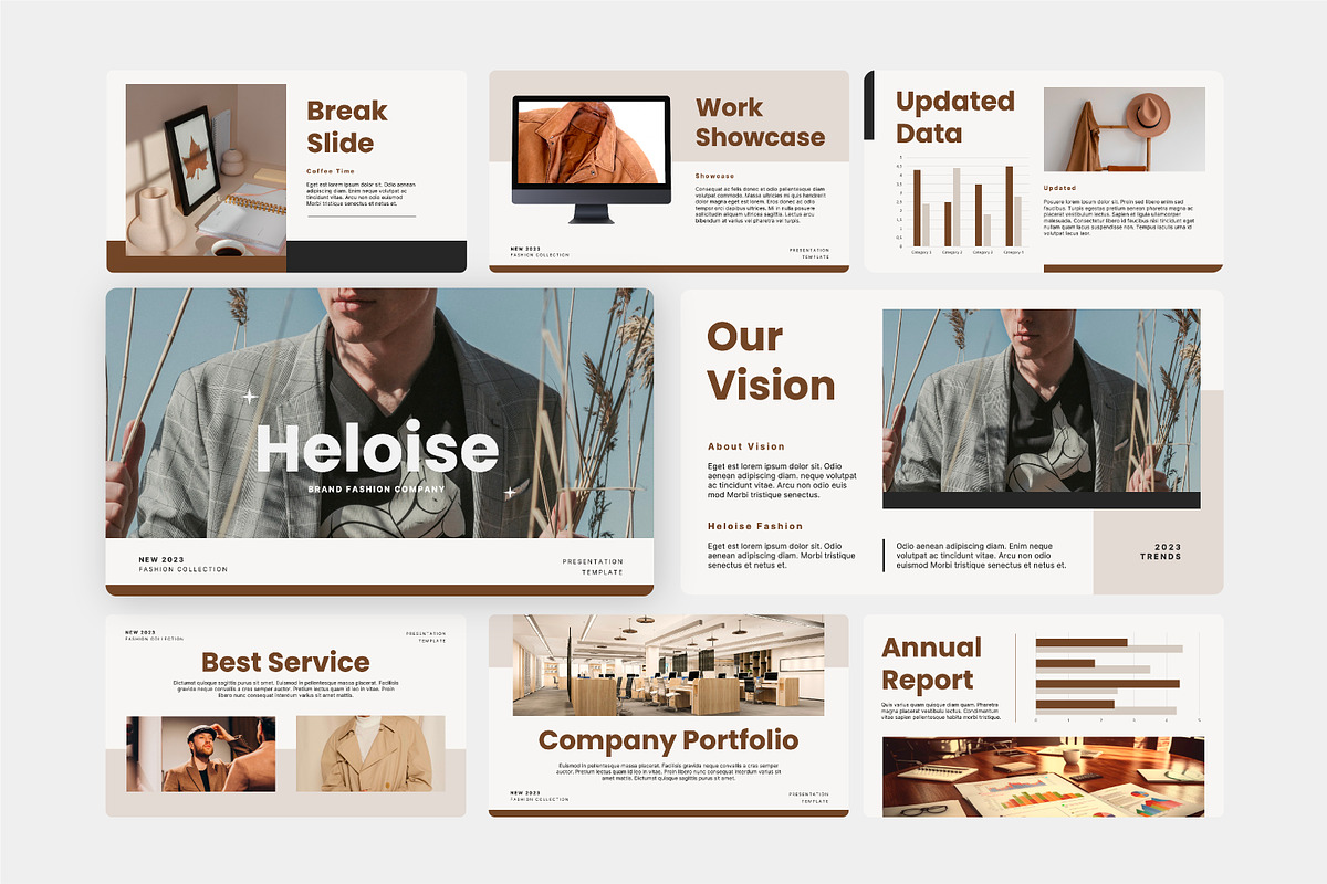 Heloise Fashion Keynote Presentation, a Presentation Template by Kren Studio (Photo 6 of 10)