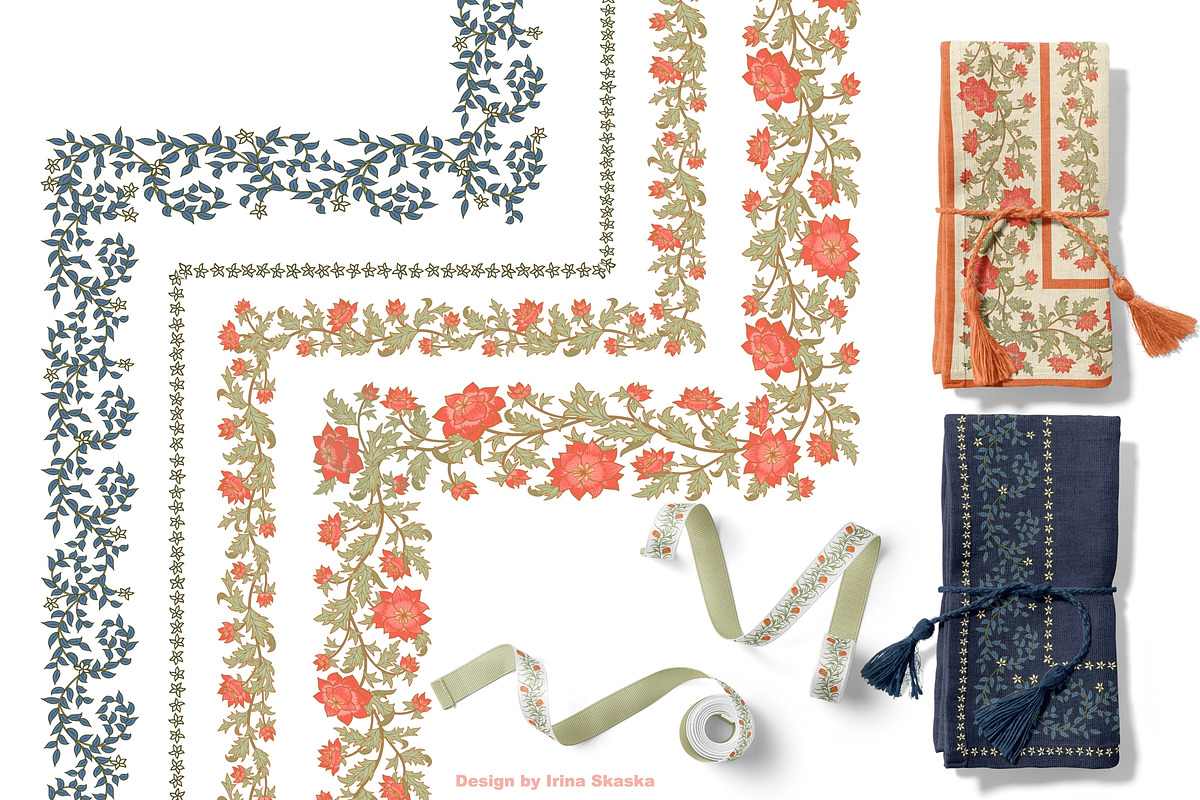 45 BORDER BRUSHES, a Brush Add-On by Irina Skaska (Photo 14 of 14)