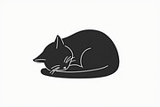 Elegant Cat  Silhouette Bundle, a Graphic by jahid234 (Thumbnail 5 of 11)