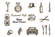 33 Retro Object + 10 Logo, an Object Graphic by NStudio (Thumbnail 4 of 5)
