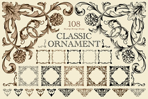 Frames and Borders Decorative vector