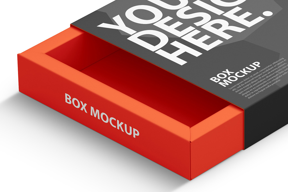 Sliding Box Mockup, a Packaging Mockup by GreatFruit (Photo 4 of 5)
