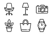 40 Small Business Icon Set, an Outline Icon by adenpinkstore (Thumbnail 4 of 13)