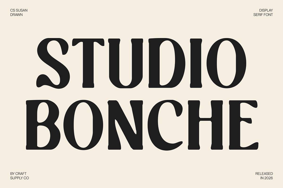 CS Susan Drawn, a Serif Font by Craft Supply Co. (Photo 2 of 8)