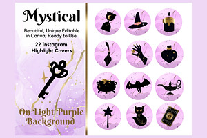 Mystical Purple Instagram Covers