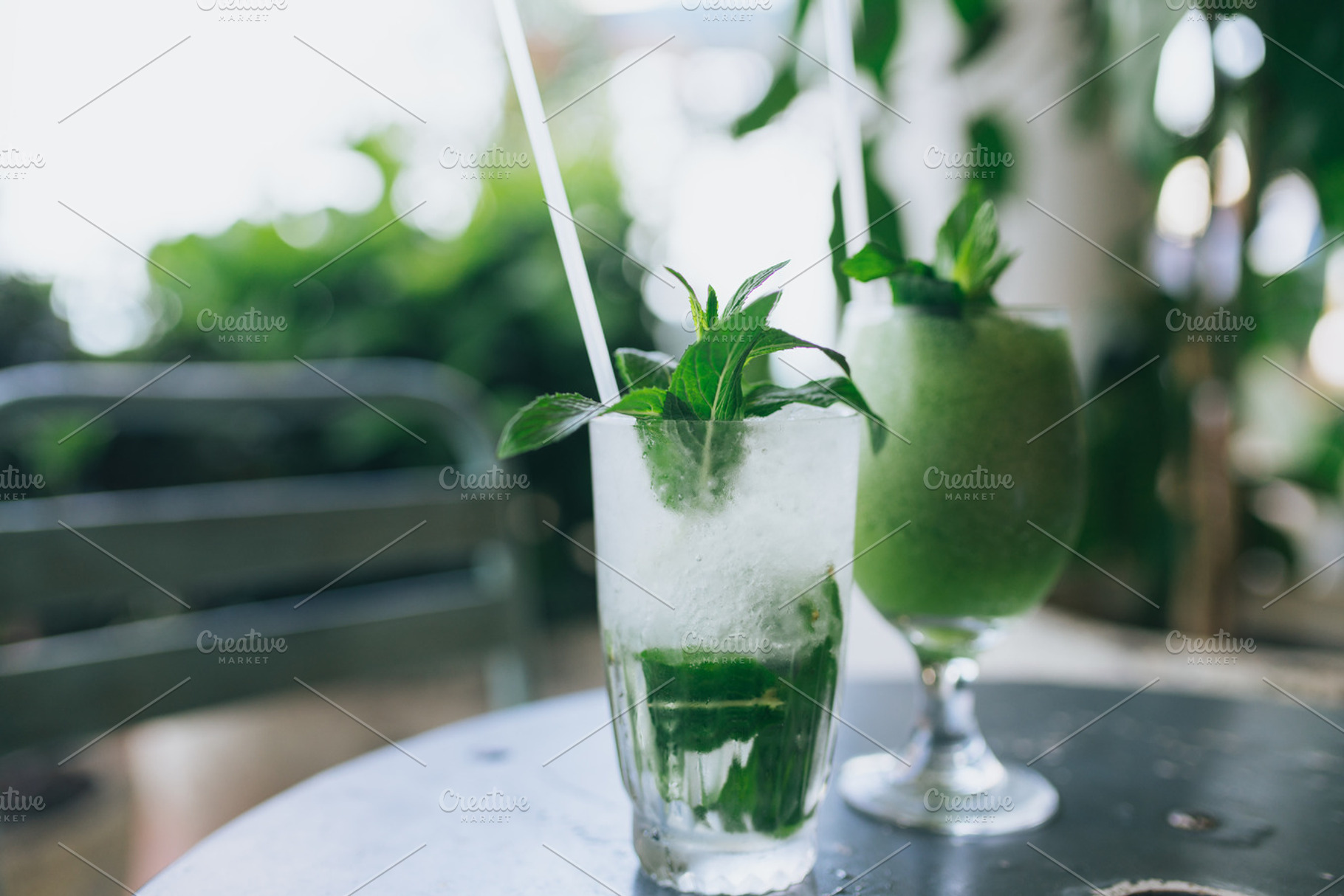 Mint Mojito Cocktail, a Food & Drink Photo by HBStocks