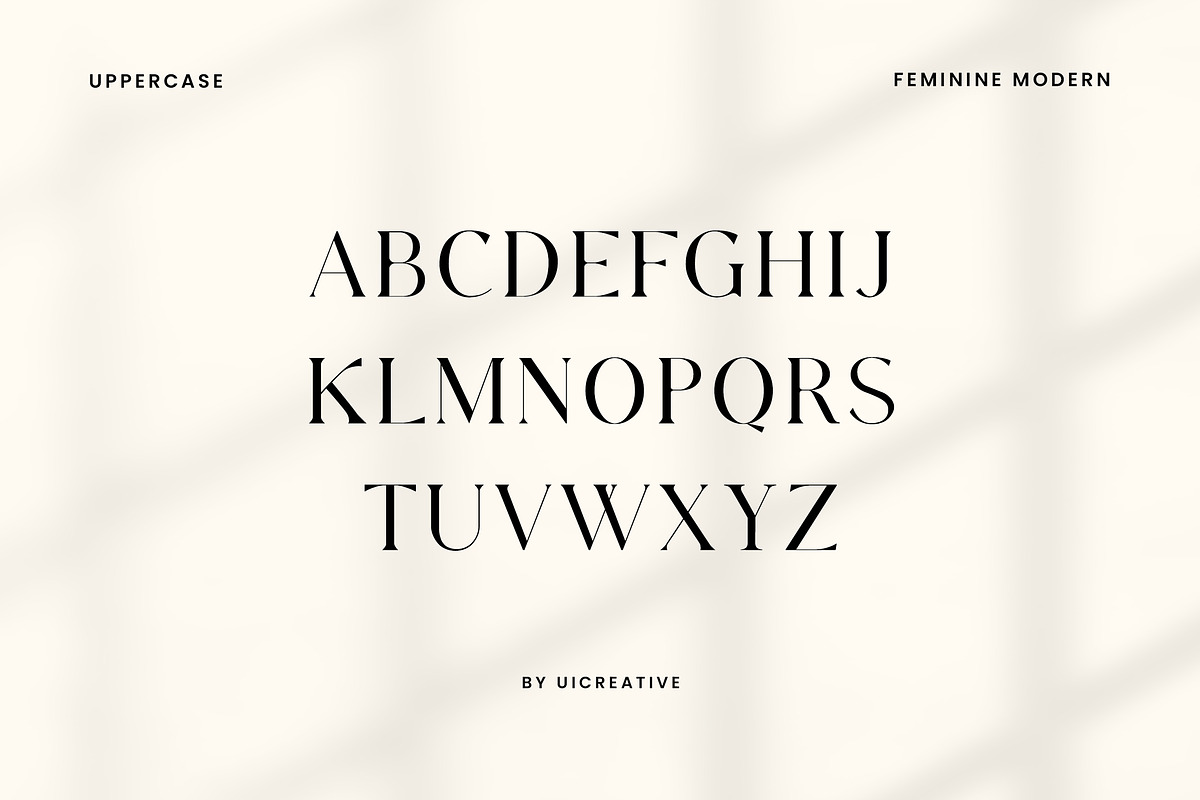 Velomia Vanora Modern Serif Font, a Serif Font by UICreative (Photo 8 of 13)