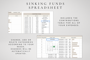 Digital Saving Planner Template