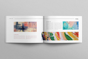 Artful Catalog Layout Landscape