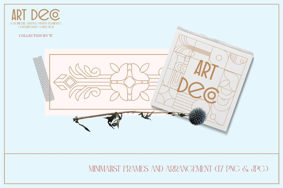 Art Deco Fantasy, a Background Graphic by Collection by VY (Photo 6 of 15)