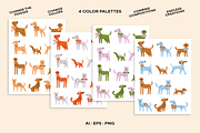 Dogs & Bows Illustration Set, an Animal Illustration by Sarah Baker (Thumbnail 3 of 6)