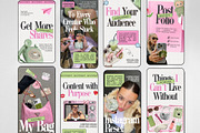 Content Creator Instagram Templates, a Social Media Template by ZenSocialDesigns (Thumbnail 4 of 9)