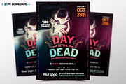 Day of the Dead Flyer Template, a Flyer Template by DopeDownloads (Thumbnail 1 of 3)
