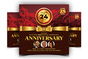 Church Anniversary Service Program T, a Flyer Template by AfzaalGraphics (Thumbnail 1 of 2)