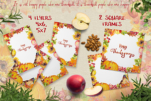 Happy Thanksgiving - Watercolor Set