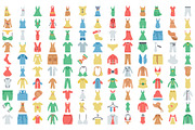 Cloths Vector Icons Modern Designs., an Icon by Vector Portal (Thumbnail 3 of 9)