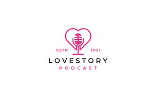 Love Heart Microphone Podcast Logo