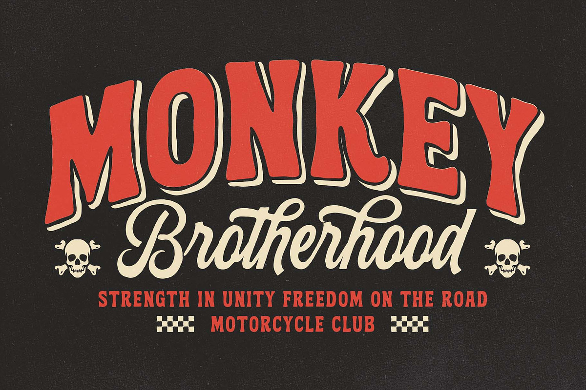 Rocket Thunder a Handmade Duo Font, a Slab Serif Font by Blankids Studio (Photo 6 of 11)