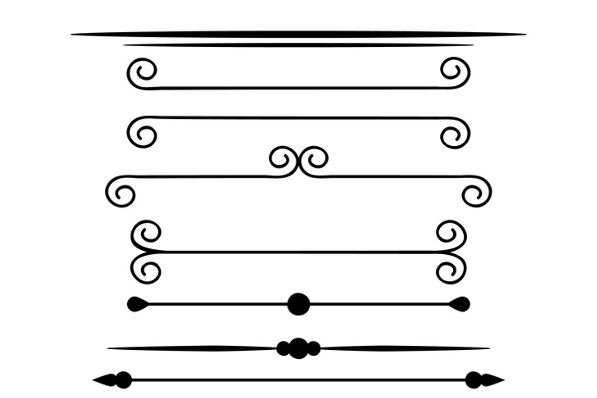 16 Simple Page Dividers, an Object Graphic by The Digital Download Shop (Photo 3 of 3)