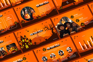 Halloween PowerPoint Template, a Presentation Template by SKY CREATION