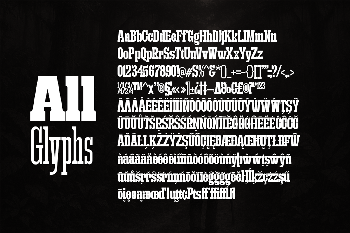 GetUp – Ultra Condensed, a Slab Serif Font by groens (Photo 5 of 5)